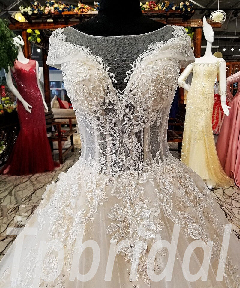 lace wedding dress girl 164-08
