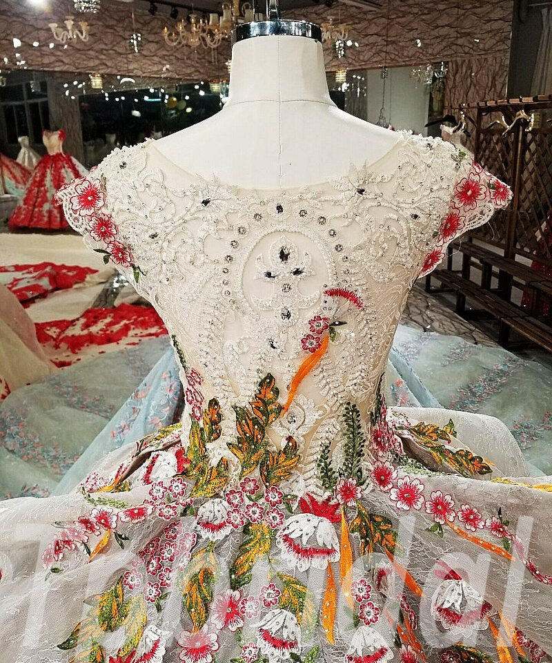 off shoulder wedding dresses lace 204-05