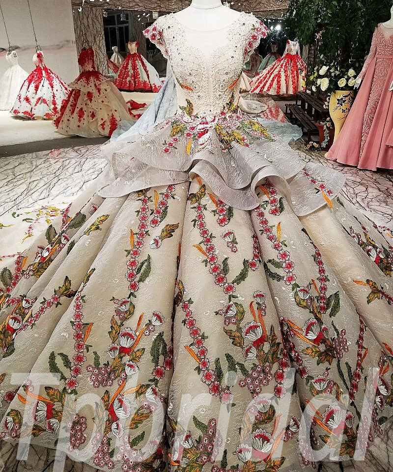 off shoulder wedding dresses lace 204-08