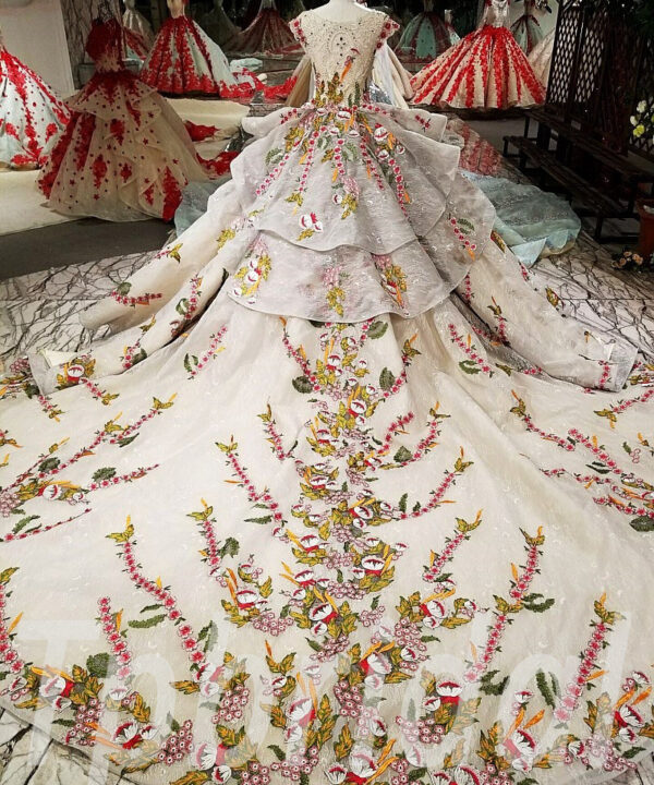 off shoulder wedding dresses lace 204-09