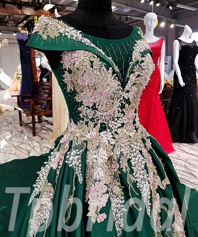 prom dress green 170-05