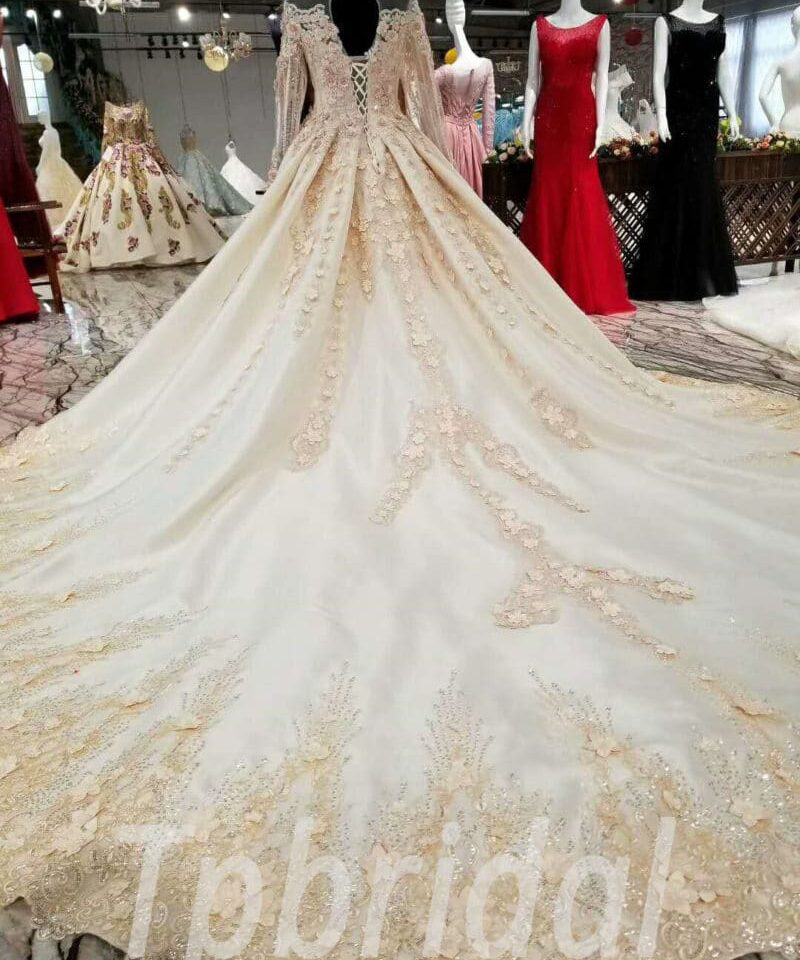 wedding dress champagne 157-02