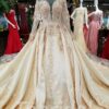 wedding dress champagne 157-05