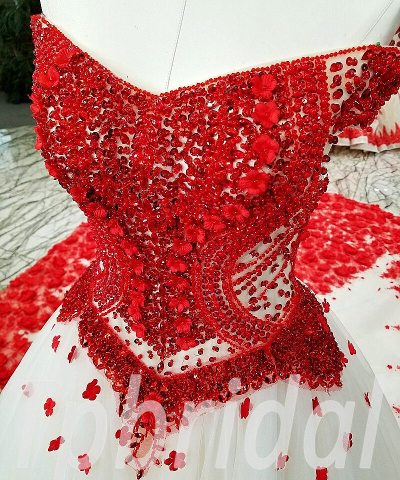 wedding dress red 202-03