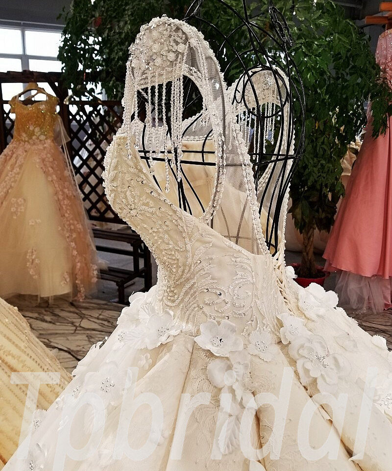 wedding dress sleeveless 191-04