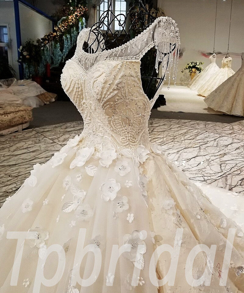 wedding dress sleeveless 191-07