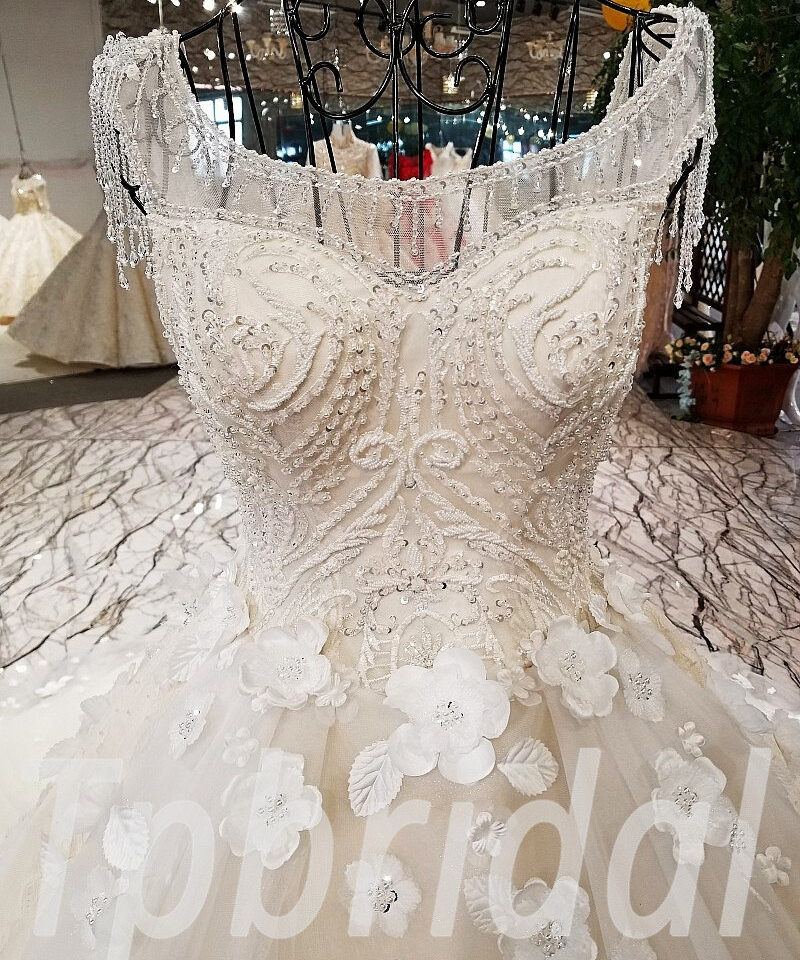 wedding dress sleeveless 191-09