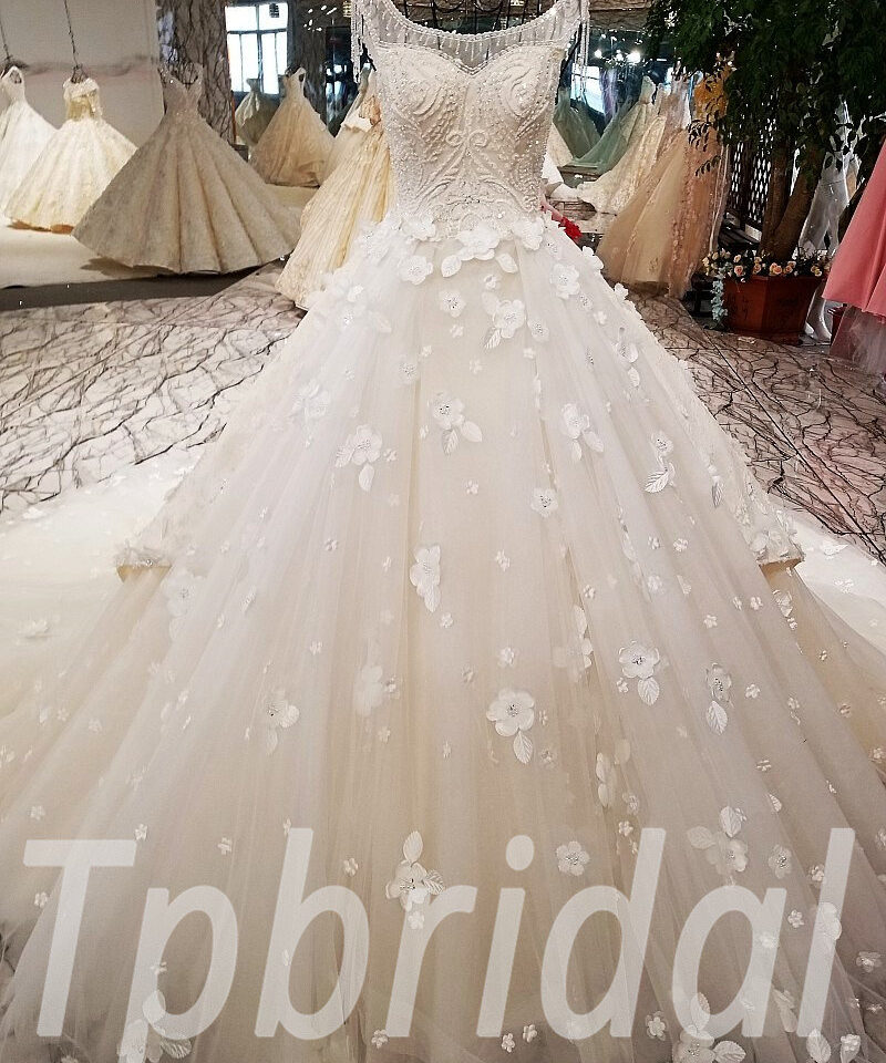 wedding dress sleeveless 191-10