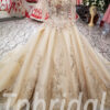 wedding dress with cape 207-05