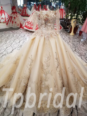 wedding dress with cape 207-05
