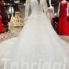 wedding dresses illusion neckline 174-09
