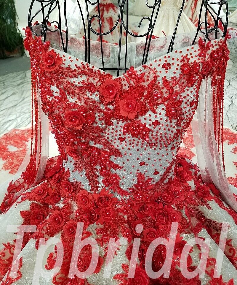 ball gown wedding dress with sleeves 211-01