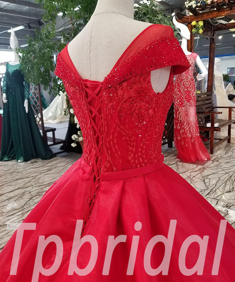 formal dress off shoulder 0219-04