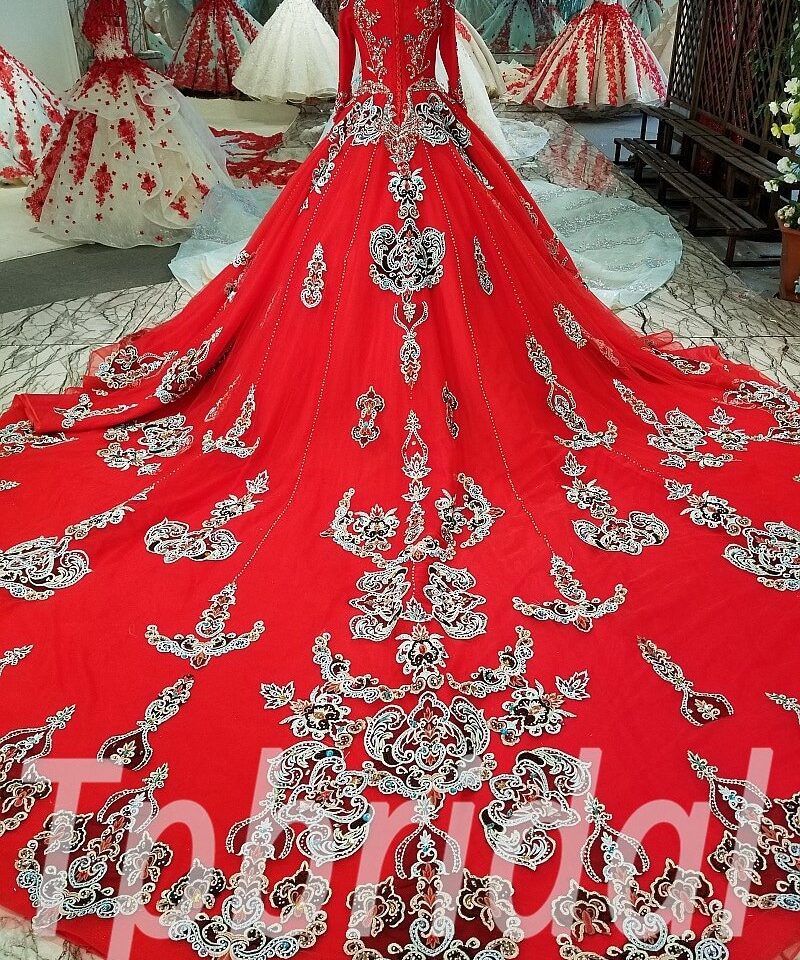 formal dresses red 0213-08