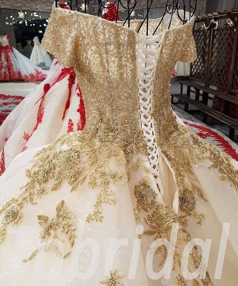 gold wedding dress 2018 209-06