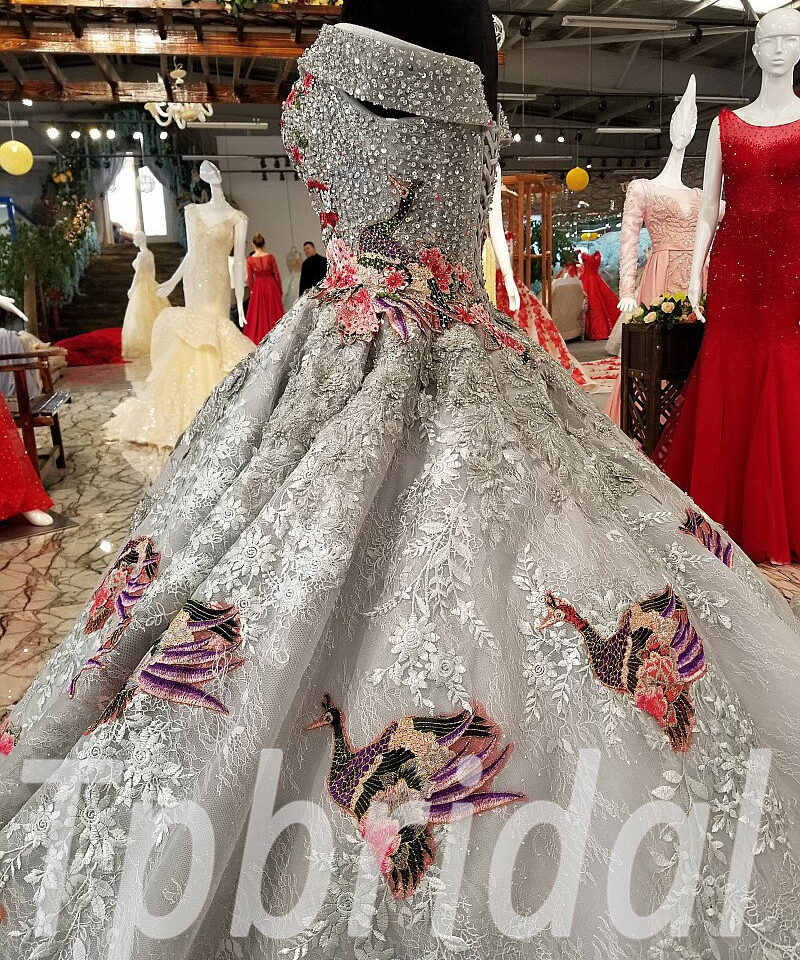 grey formal dresses 0218-03