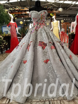 grey formal dresses 0218-04