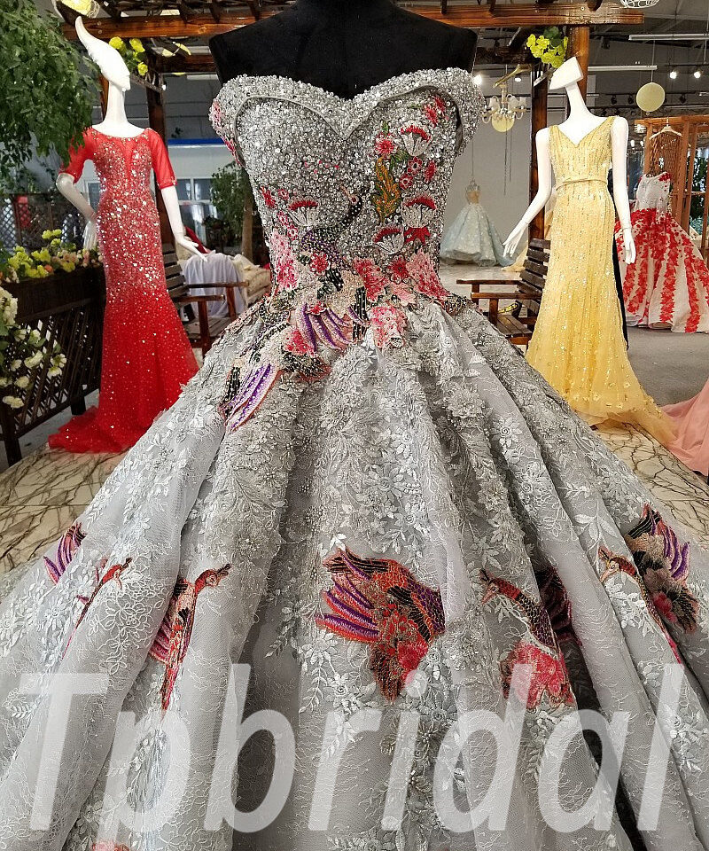 grey formal dresses 0218-06