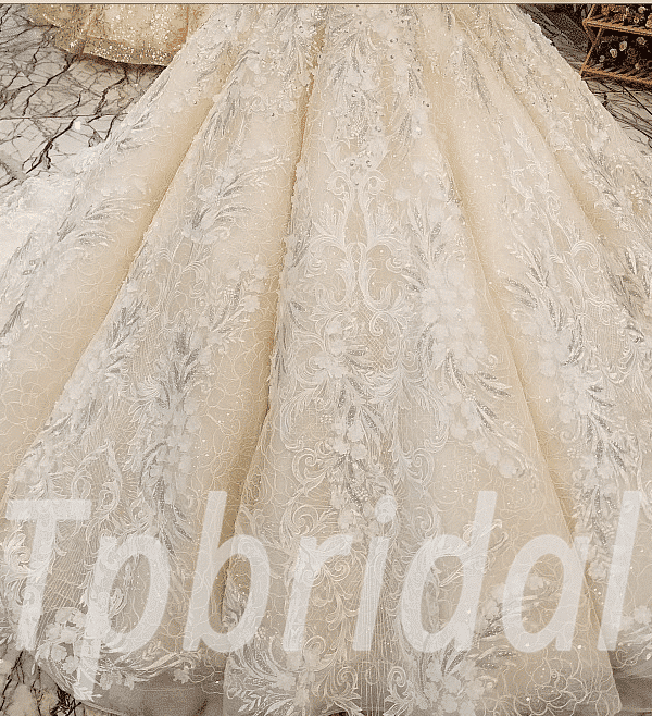 hand made wedding dress 0234-02