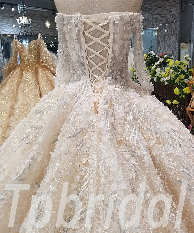 hand made wedding dress 0234-12