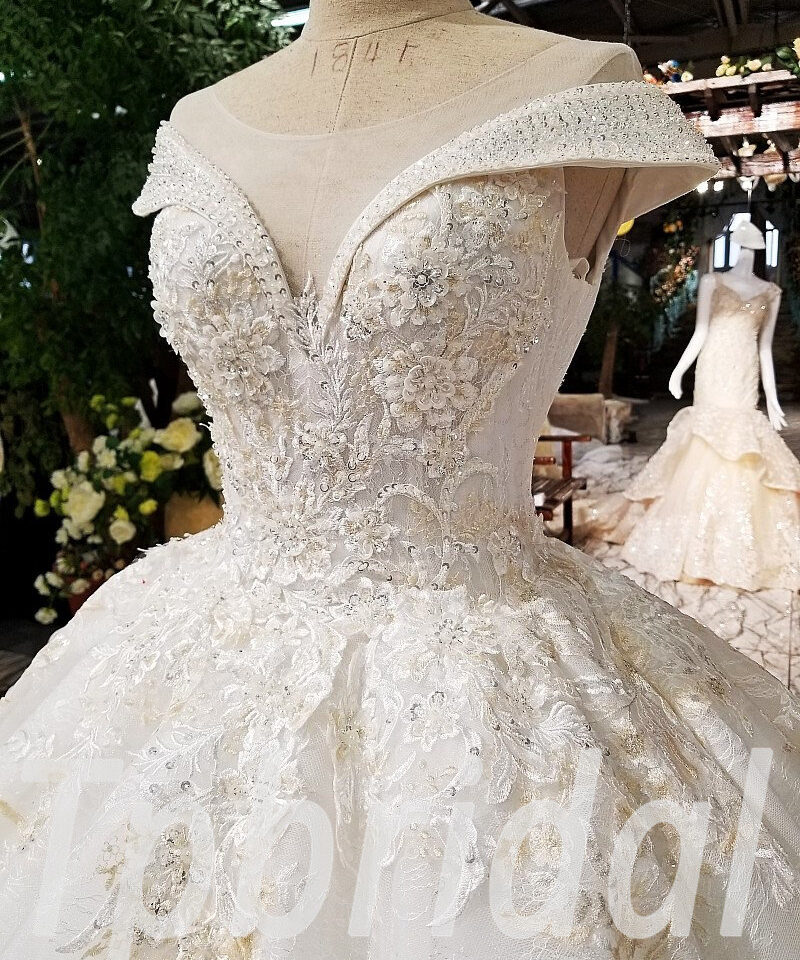 ivory wedding dress 0224-11