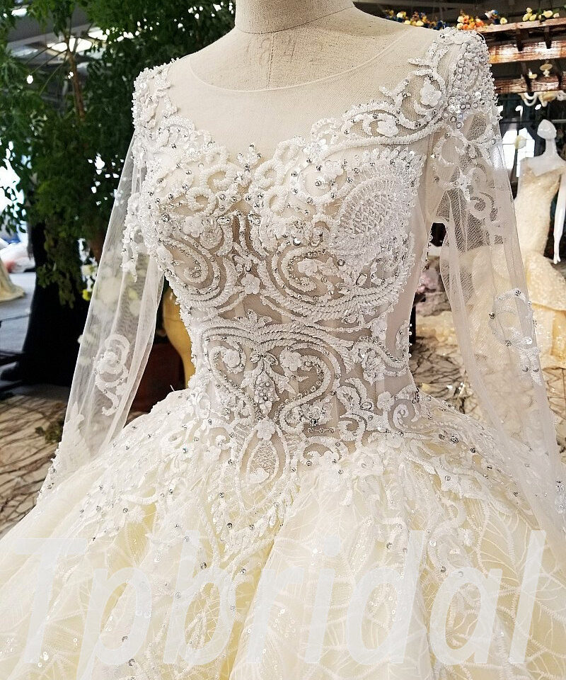 lace wedding dress long sleeve 0223-02 (1)