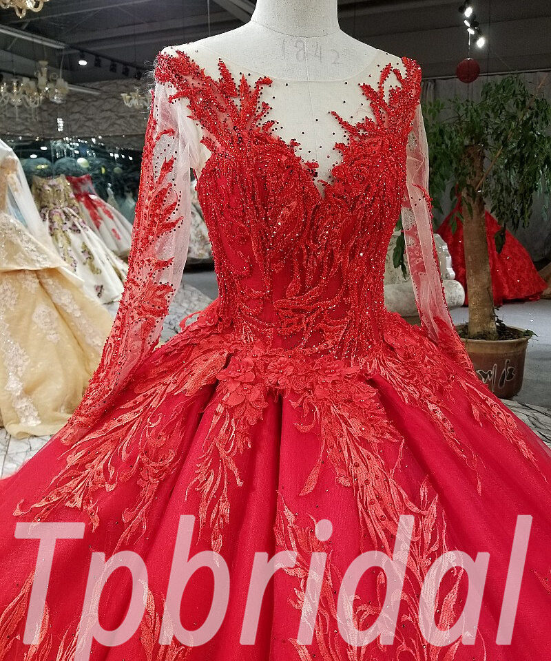 red formal dresses 0216-03