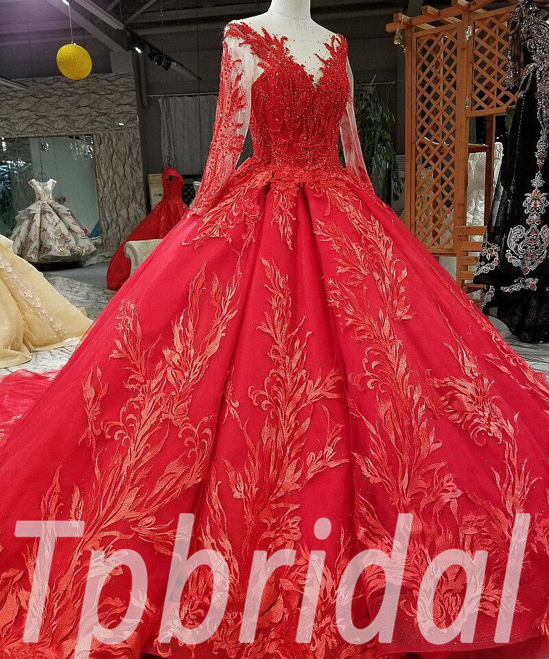 red formal dresses 0216-04