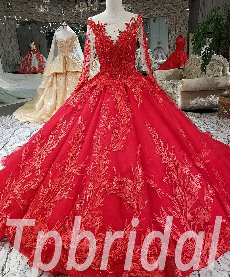 red formal dresses 0216-07