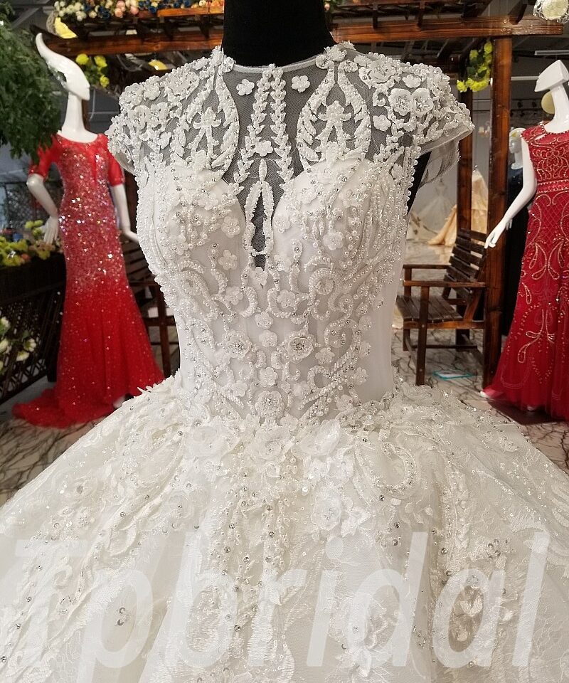 wedding dress high neck 0226-04