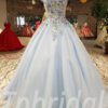 a line prom dress light blue 263-05