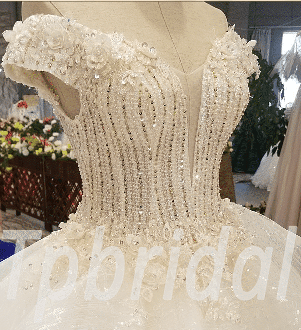 ball gown wedding dress crystal 260-03