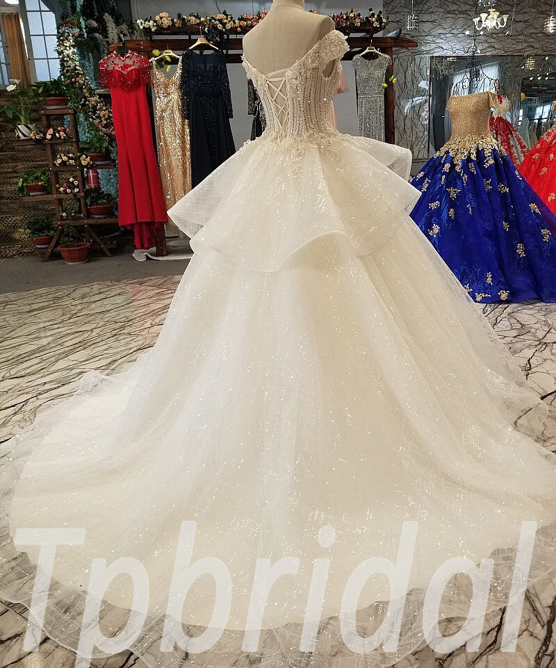 ball gown wedding dress crystal 260-03