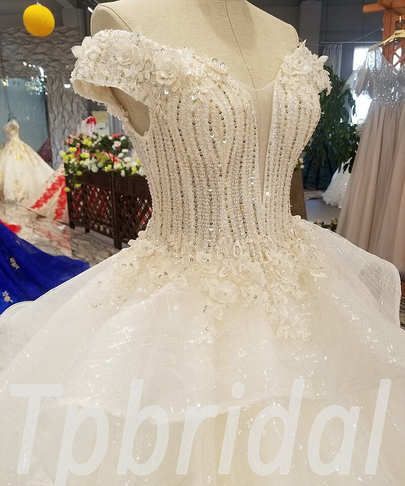 ball gown wedding dress crystal 260-03