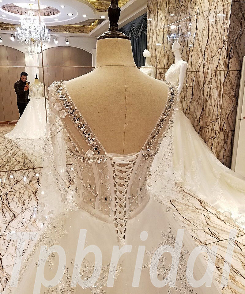 ball gown wedding dress floor length 276-06