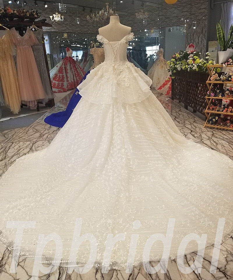 ball gown wedding dress hand made 262-01