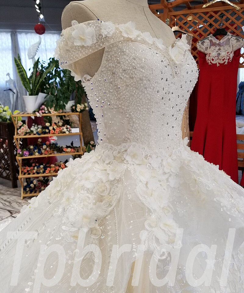 ball gown wedding dress hand made 262-01