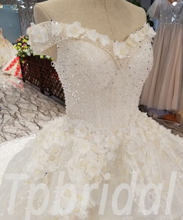 ball gown wedding dress hand made 262-01