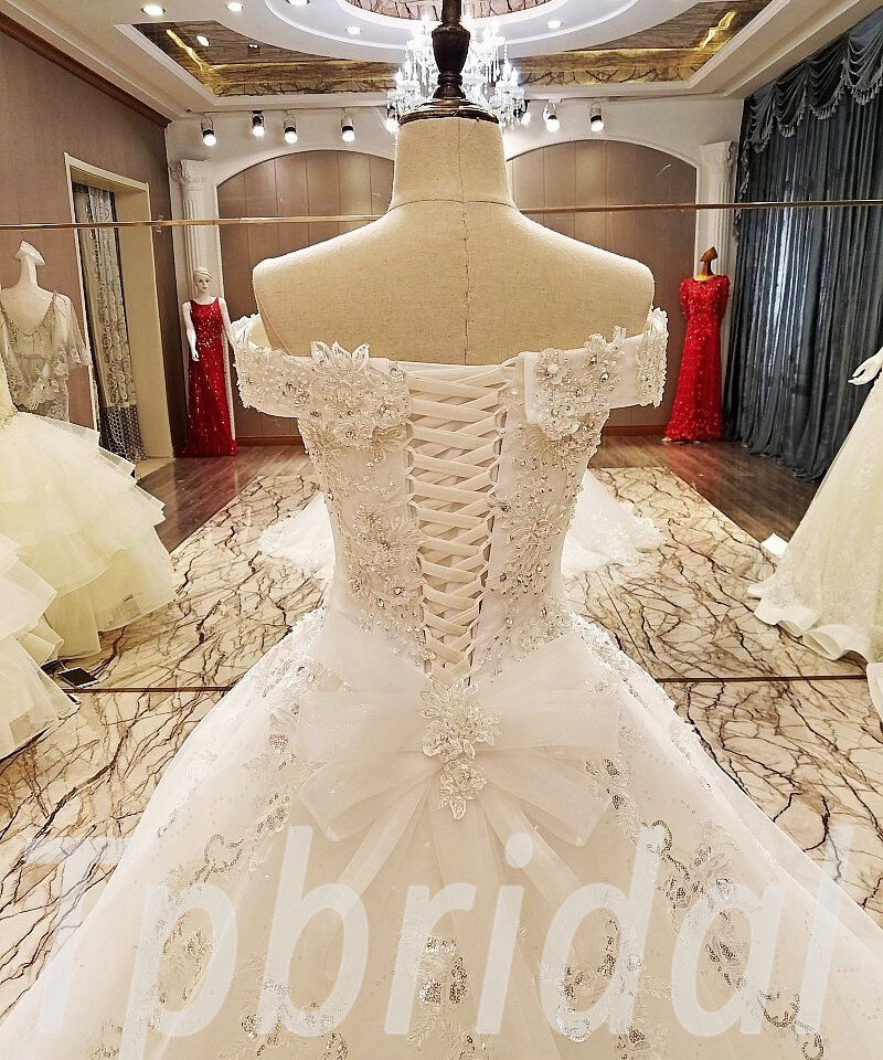 ball gown wedding dress white 277-06