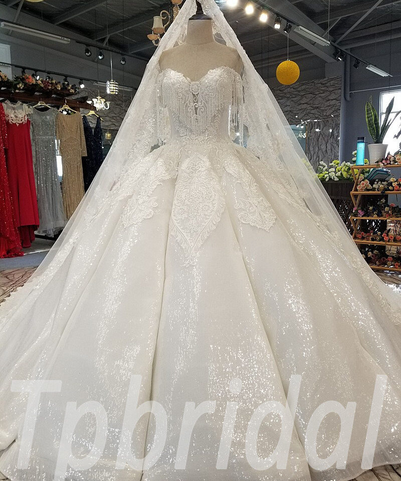 crystal wedding dress 282-09