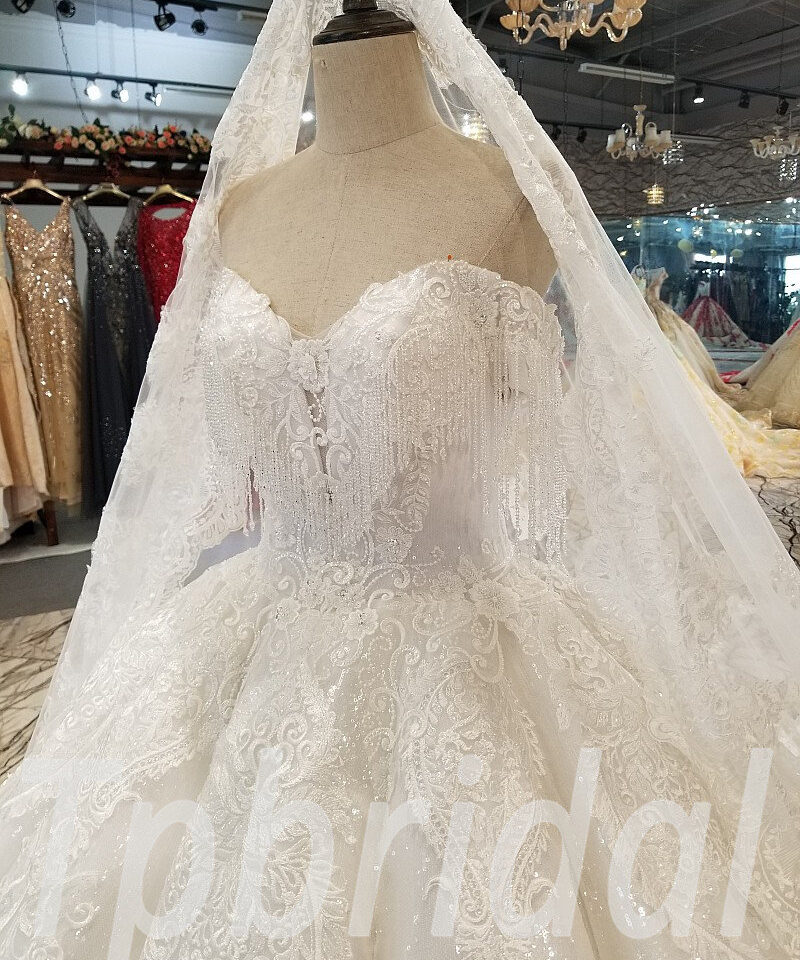 crystal wedding dress 282-10