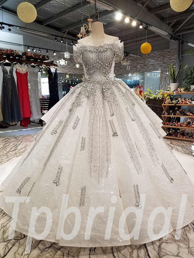 Amazon.com: Lace Appliques Tulle Prom Dress One Shoulder Long Ball Gown  Floral A-Line Formal Evening Party Gowns with Train 2 Dark Grey: Clothing,  Shoes & Jewelry