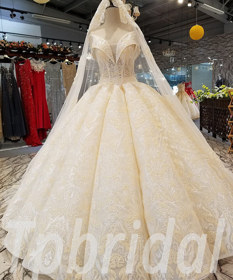 haute couture wedding dress ball gown 285-03