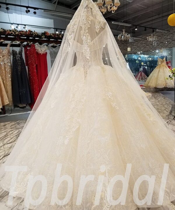 haute couture wedding dress ball gown 285-08