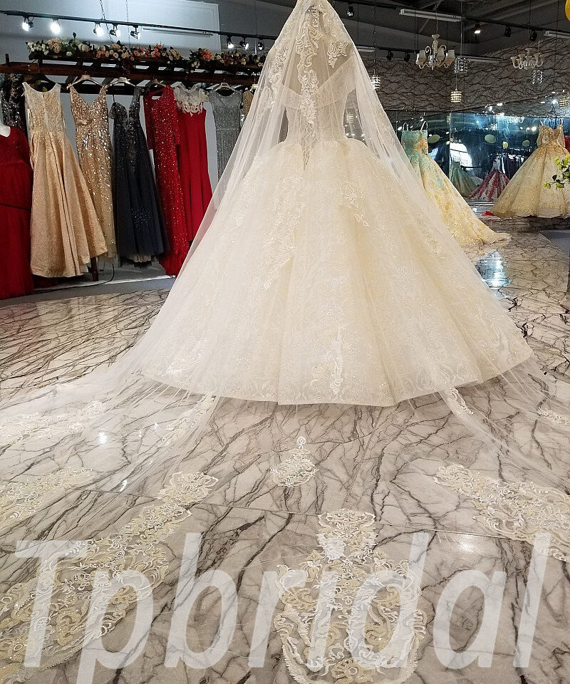 haute couture wedding dress ball gown 285-09