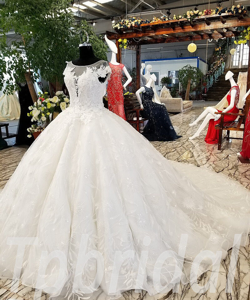 lace wedding dress jewels 0251-07