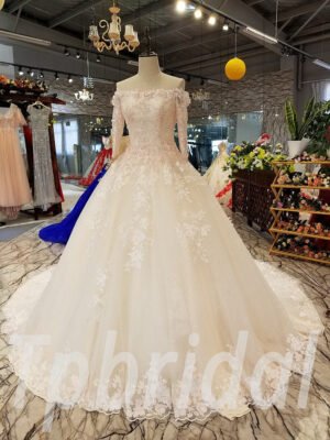 luxury wedding dress 264-04