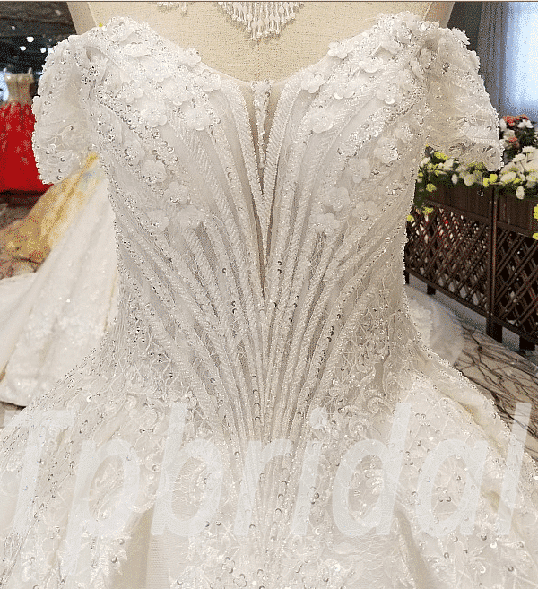 luxury wedding dress for girl 293-01