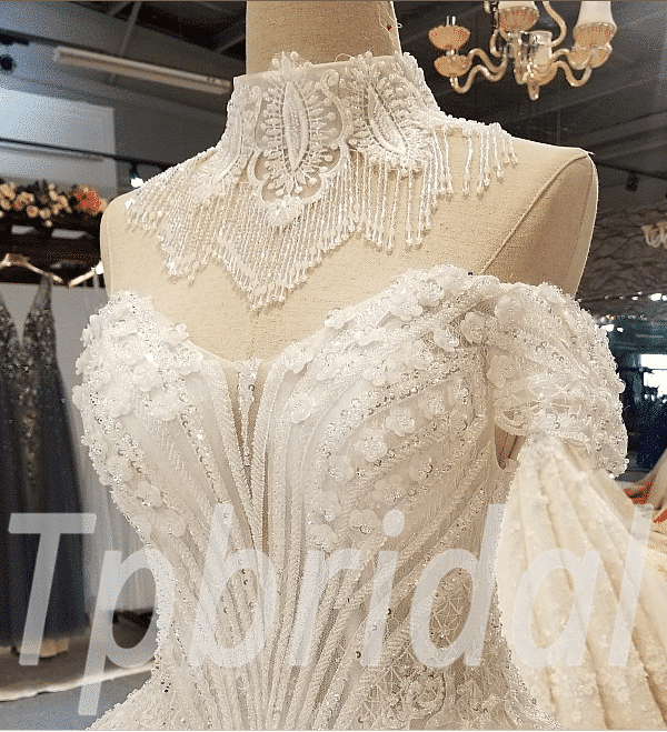 luxury wedding dress for girl 293-02