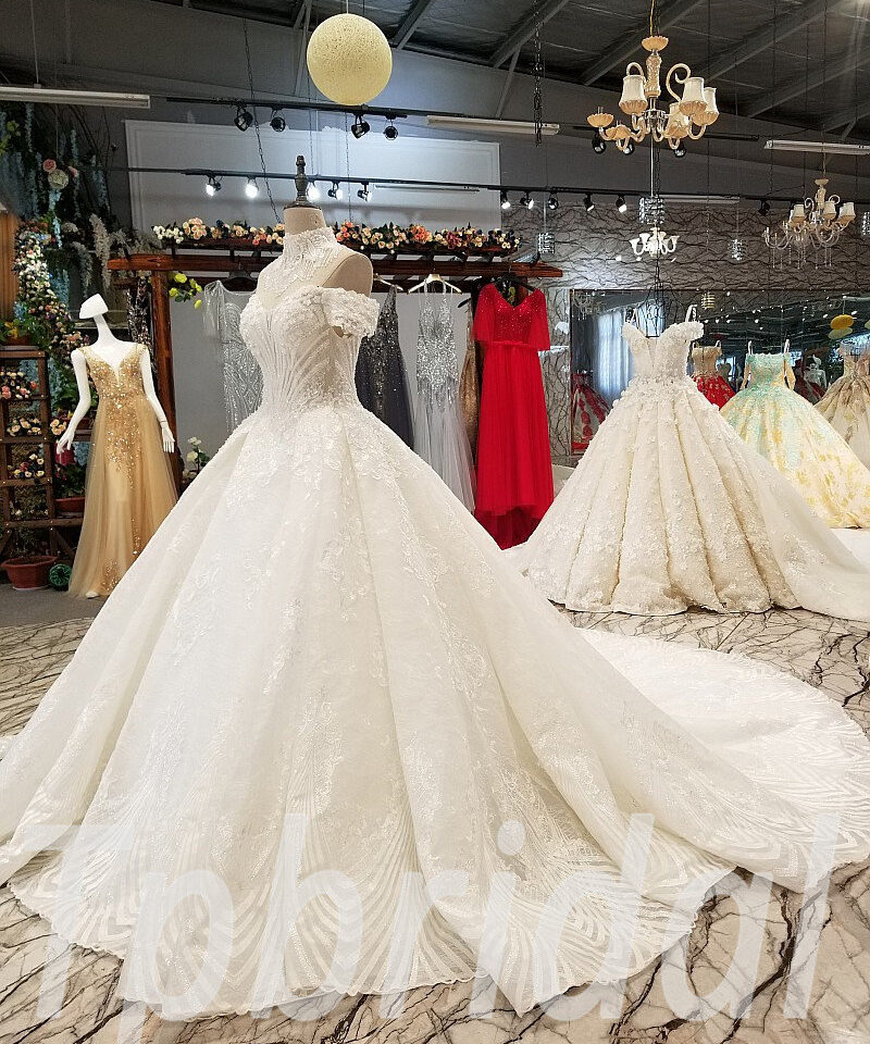 luxury wedding dress for girl 293-04